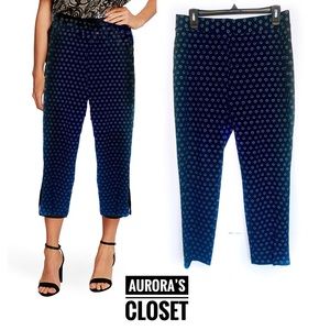 Vince Camuto S Black Cropped Pants Medallion